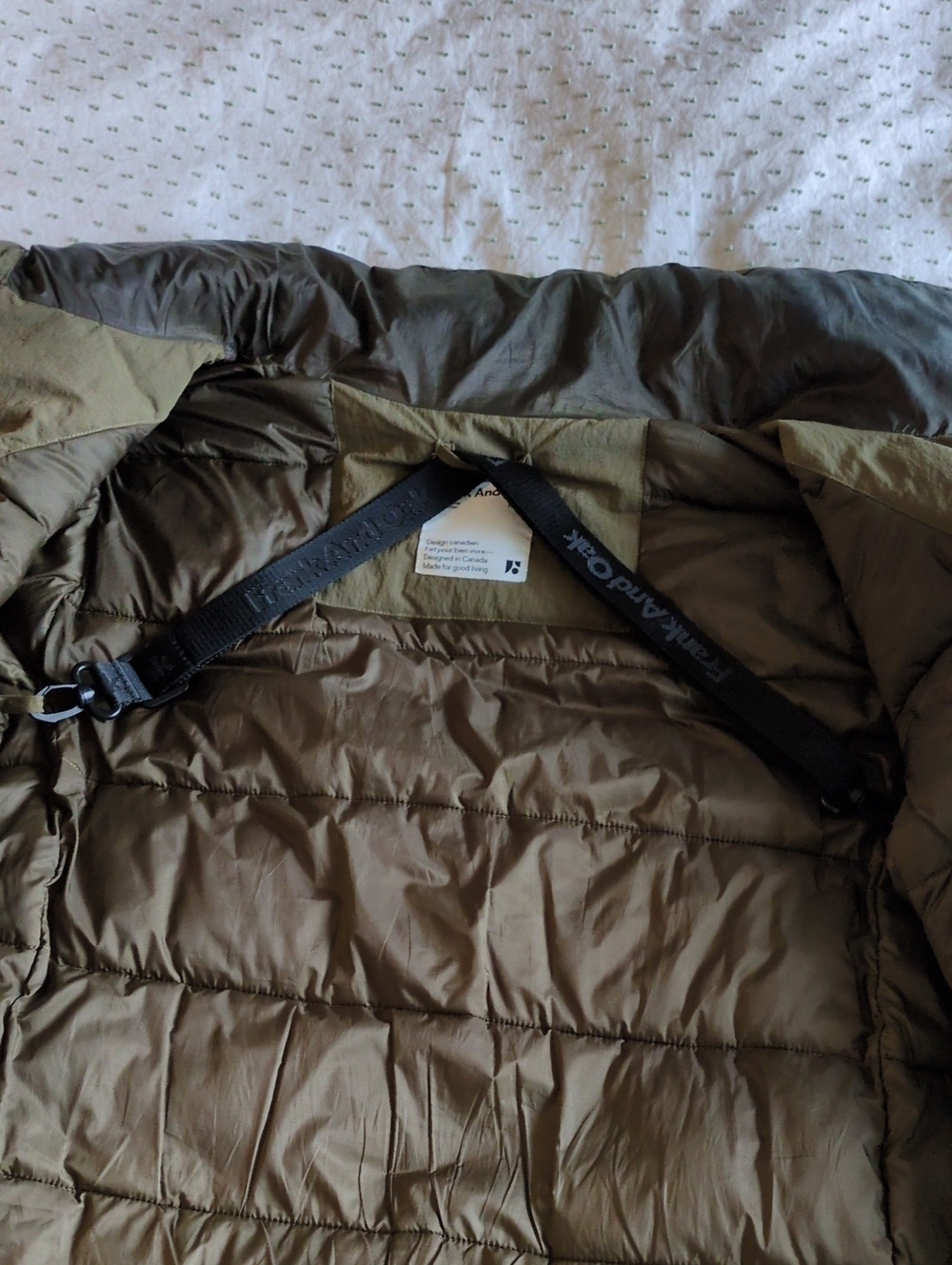 Frank & Oak Iceland Long Coat in Dark Olive - Picture 6 of 14